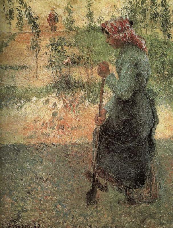 Camille Pissarro woman France oil painting art